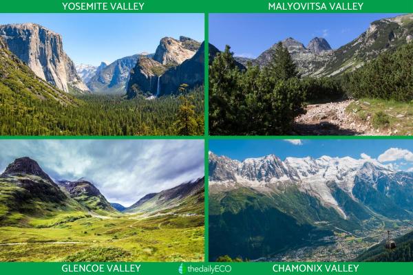 What Is a U-Shaped Glacial Valley? - Examples of glacial valleys