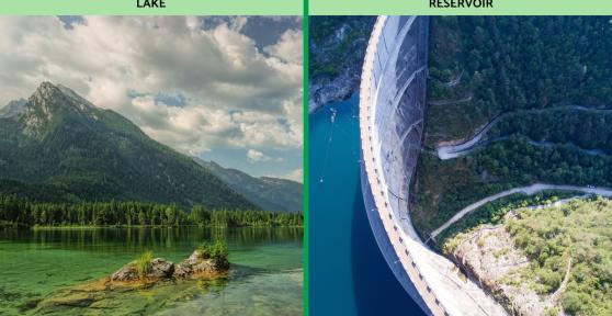 Difference Between a Lake and Reservoir